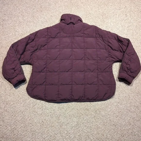 Free People FP Movement Pippa Packable Puffer Jacket XS eggplant - Picture 4 of 8